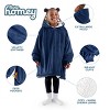 The Bare Homey - Kids Wearable Blanket - Fleece Side Pockets - 3 of 4
