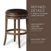 Maven Lane Alexander Rotating Backless Kitchen Stool in Vegan Leather Seat, Set of 4 - 3 of 4