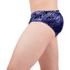 Intimo Mens Royal Blue Swirls Print Bikini Brief Underwear - 2 of 3