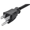 Monoprice Power Cord - 2 Feet - Black | NEMA 5-15P to Right Angle IEC 60320 C13, 16AWG, 13A/1625W, SJT, 125V Works With Most PCs Monitors Scanners and - 4 of 4
