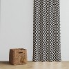 Bacati - Love Diamonds Black Curtain Panel - 3 of 4