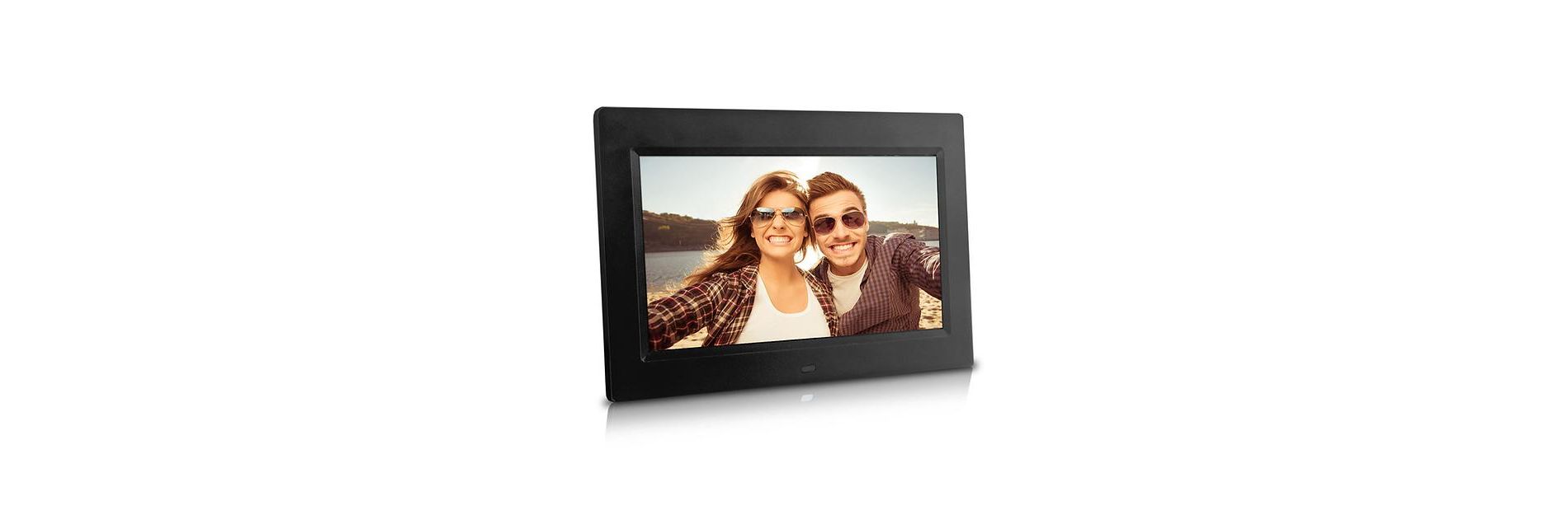 Sungale 10 in PURE Digital Photo Frame Black 1024x600 - USB & SD card Support