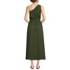 Lands' End Women's Creaseless One Shoulder Midi Dress - 2 of 4
