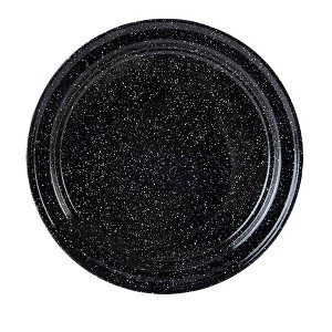 Granite Wire 12-Inch Enameled Steel Dinner Plate, Indoor/Outdoor Use,Fire & Oven Safe Everyday Dinnerware, Lightweight & Ideal for Camping, Kitchen - 1 of 4
