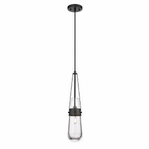 Innovations Lighting Milan 1 - Light Pendant in  Matte Black - 1 of 1