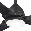54" Minka Aire Modern Indoor Outdoor Ceiling Fan with LED Light Remote Control Coal Wet Rated for Patio Exterior Porch Gazebo Barn - 3 of 4