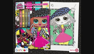 Lol Surprise Coloring Book With Mini Stamper Markers : Target