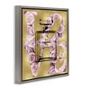 Stupell Industries Fashion Love Rose Perfume Black Framed Floater Canvas Wall Art - 3 of 4