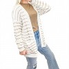 Women's Classic Striped Cardigan - Plus - be cool - 3 of 4
