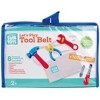 Nothing But Fun Toys: Let's Play Tool Belt, 8pc Pretend Play Set, Belt & Tools - 2 of 4