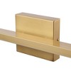 24" Jensen LED Integrated Brass Vanity Light with Frosted Diffuser: Wall Sconce, ETL Listed - Globe Electric - 2 of 4