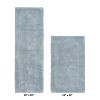 Lux Premium 100% Cotton Tufted Solid Reversible 2 PC Bath Rug Set – Ultra-Soft, Water-Absorbent, Durable, Machine Washable Bathroom Rug - 2 of 4