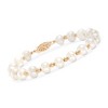 Ross-Simons Mom & Me 4-7mm Cultured Pearl Bracelet Set Of 2 in 14kt Yellow Gold - 3 of 4