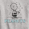 Boys' - Peanuts - Charlie Snow Graphic Long Sleeve Fleece Sweatshirt - 2 of 4