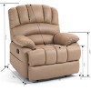 Upholstered Manual Recliner Sofa Chair,Extra Wide Recliner,Recliner Chairfor Living Room,Bedroom,Lounge,Apartment-Cuddlewood - 4 of 4