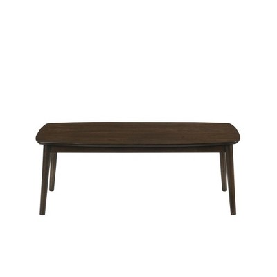 Felix Dark Walnut 3-Piece Rectangular Wood Coffee Table Set