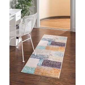 Unique Loom  Vivid Hyderabad Area Rug - 1 of 4