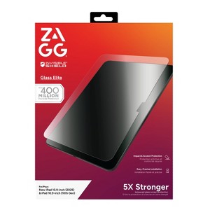 ZAGG InvisibleShield Glass Elite for iPad (A16/10th Gen) Screen Protector - 1 of 4
