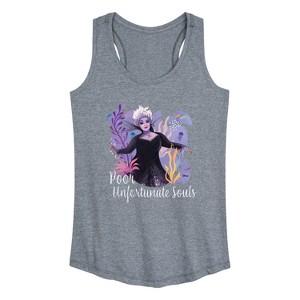 Women's - Disney - Poor Unfortunate Soul Graphic Racerback Tank - 1 of 4