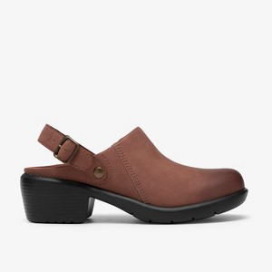Clarks Womens Kynnzie Mule British Tan Lea Shoes 7.5 Medium : Target