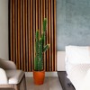 Nearly Natural 5-ft Artificial Cactus in Terracotta Planter - 4 of 4