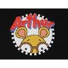 Arthur Logo A Read Peeking Men's Black T-shirt - 2 of 3