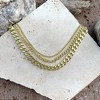 Adornia Gold Plated Link Layered Necklace - 3 of 4