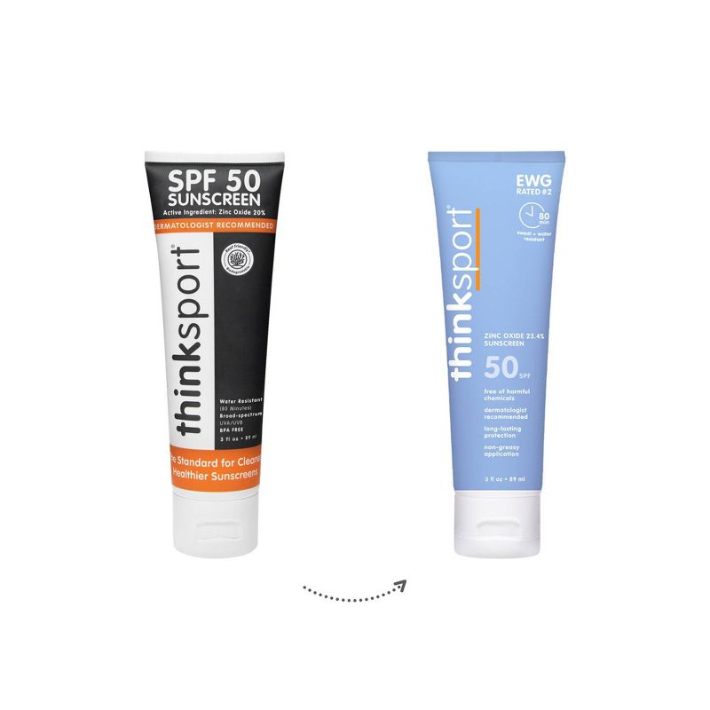 thinksport Mineral Sunscreen Water Resistant Lotion - SPF 50, 3 of 19