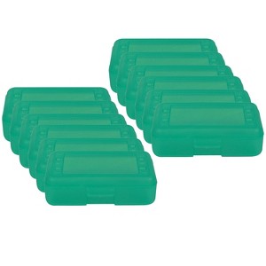 Romanoff Pencil Box, Translucent Lime, Pack of 12 - 1 of 2