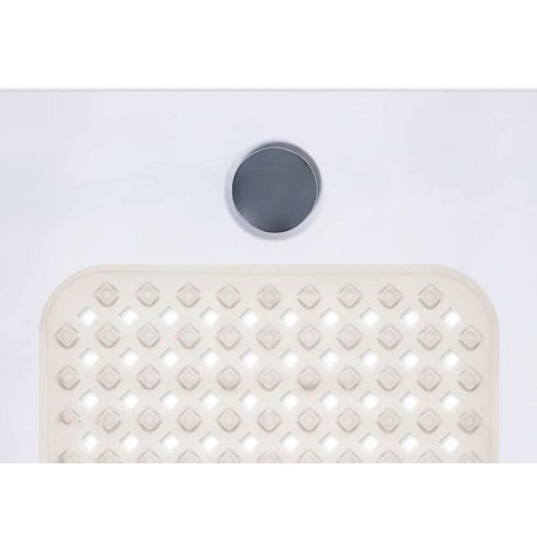 Tranquilbeauty 40 X 16 White Extra Long Non-slip Bath Mats With