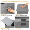 Racxily Foldable Laundry Hampers Washing Clothes Laundry Basket with Lid Handles Storage Organizer - 4 of 4