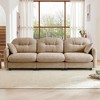 3-Seat Modular Sectional Sofa for Living Room & Bedroom - Soft Chenille Upholstery, High-Density Foam Cushions with Tufted Back, Ergonomic Design - 2 of 4