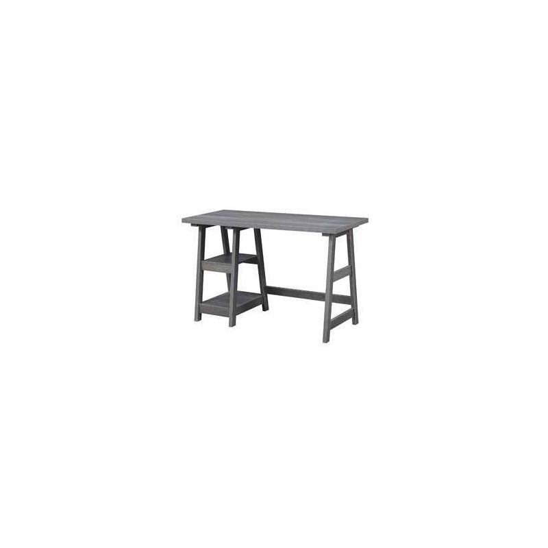 Breighton Home Trinity Trestle Style Desk with Built-In Shelves, 1 of 9