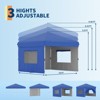 Pop Up Canopy Tent, Heavy Duty Outdoor Canopy W/ Removable Sidewall, Portable Tent Gazebo, Instant Tent Shelter for Parties, Events, & Vendors - 2 of 4