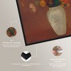 Art Remedy Odilon Redon - Bouquet in a Chinese Vase Vintage Classic Roses Wall Art, 30" x 36", Black Frame - 4 of 4