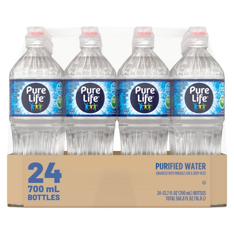 Pure Life Purified Water - 24pk/0.7L Bottles, 3 of 4