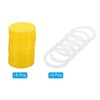 Unique Bargains Regular Mouth Plastic Mason Jar Lids with Silicone Sealing Ring 6 Pcs - 3 of 4