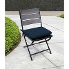 2pk 18" x 15" Monoblock Outdoor Seat Cushions - Jordan Manufacturing - 2 of 3