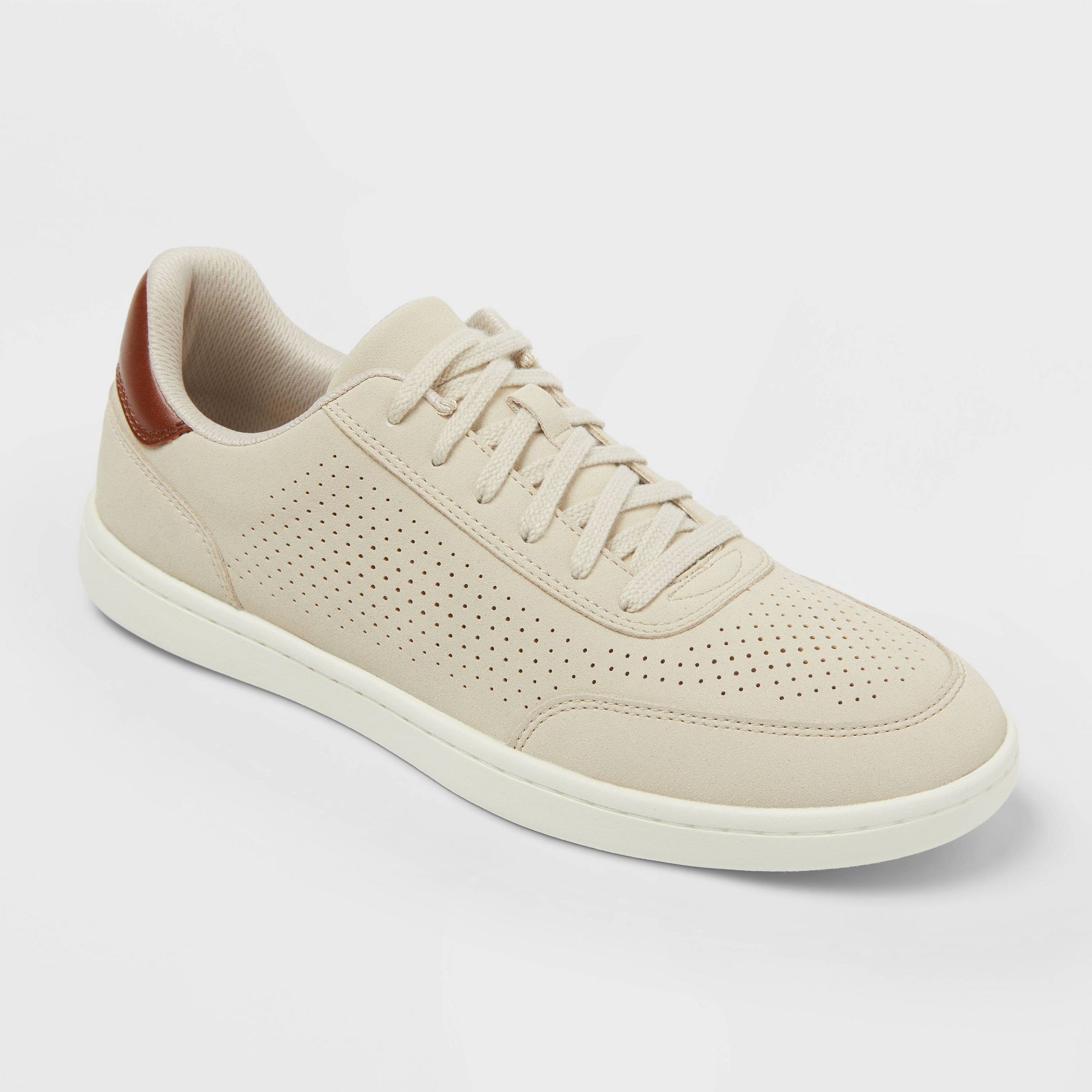 Men's Simon Laser Cut Sneakers - Goodfellow & Co™ Tan