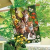 Briarwood Lane Spring House Flag 40x28 For Outdoor Kittens in Garden For Spring House Flag - 4 of 4