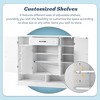 Modern Adjustable Shelf Shoe Cabinet, Minimalist Storage with Sturdy Top, Space-saving Sideboard for Multiple Item Sizes - 2 of 3