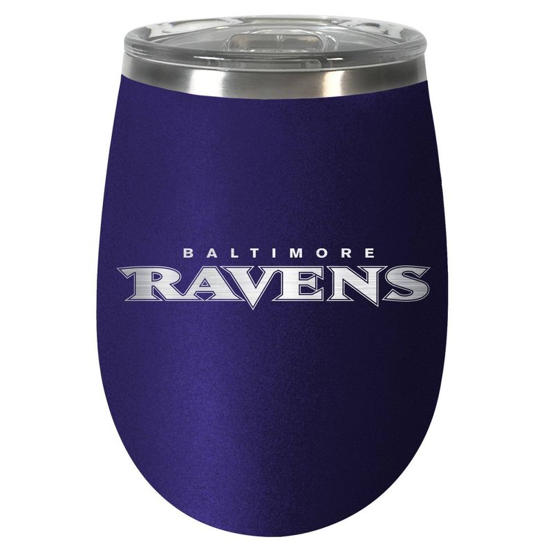 NFL Baltimore Ravens 10oz Team-Colored Wine Tumbler, 1 of 2