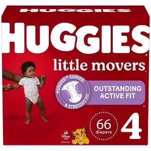 Huggies Little Movers Baby Disposable Diapers - (Select Size and Count) - 1 of 4
