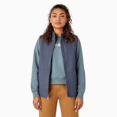 Dickies Women's Fleece Lined Duck Canvas Vest