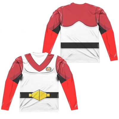 Men's Voltron Keith Costume Front Back Print Long Sleeve Costume T-Shirt