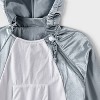 Kids' Shark Adaptive Halloween Costume Jumpsuit - Hyde and EEK! Boutique™ Gray - 4 of 4