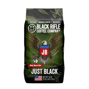 Black Rifle Coffee Company Just Black Medium Roast Ground Coffee - 18oz - 1 of 3