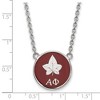 Black Bow Jewelry Sterling Silver Alpha Phi Greek Life Necklace 18 Inch - 2 of 4