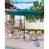 9FT Patio Umbrella Outdoor Market Table Umbrella with Tilt Crank - 2 of 4