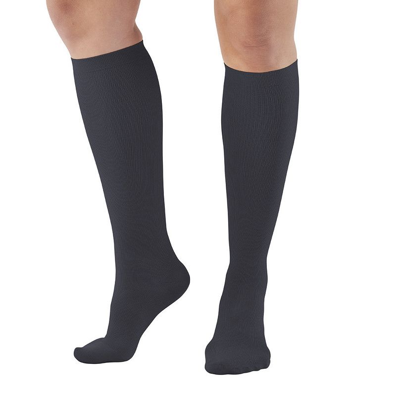 Ames Walker AW Style 136 Women's Microfiber 20-30 mmHg Compression Knee High Socks, 1 of 3